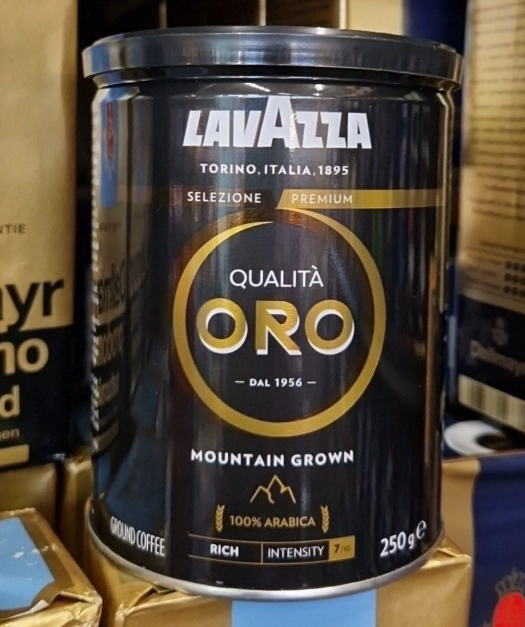 Кава мелена LavAzza Qualità Oro Mountain Grown 250 г. ж/б