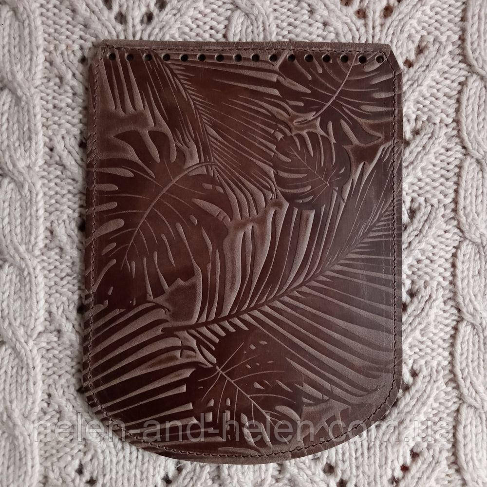 Клапан для рюкзака "Листя". Колір "Сафарі"., фото 1