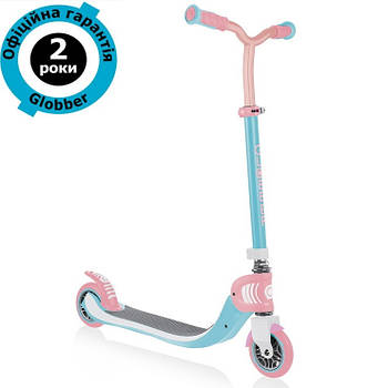 Самокат Globber FLOW Foldable 125 Japan (блакитно-рожевий)