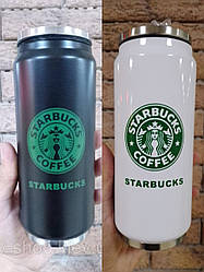 Термос с клапаном и трубочкой "Starbucks",500 мл