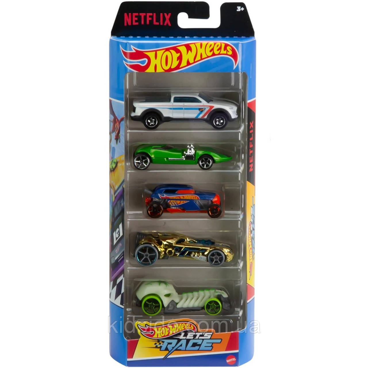 Hot Wheels Let's Race HXM17 Набір машинок Хот Вілс 5 шт