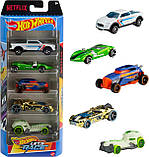 Hot Wheels Let's Race HXM17 Набір машинок Хот Вілс 5 шт, фото 3