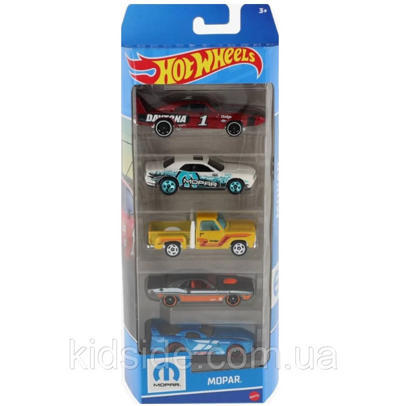 Hot Wheels Mopar HTV48 Набір машинок Хот Вілс 5 шт