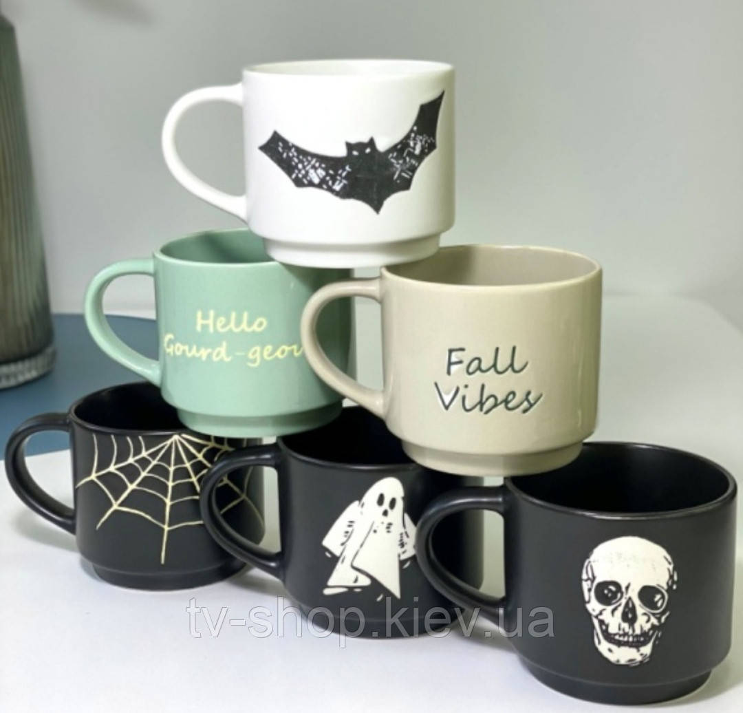 Кухоль Гелловін написи 350 мл, фото 1