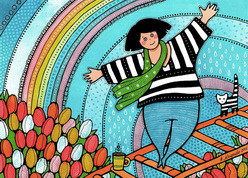 Листівка для посткроссинга фея