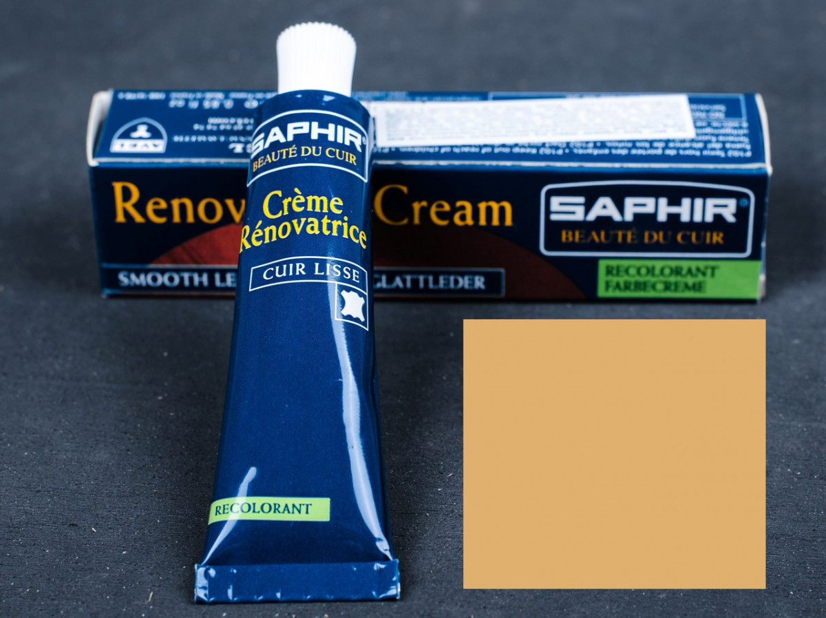 Рідка шкіра Saphir Creme Renovatrice, 25 мл, кол. бліде золото (50)