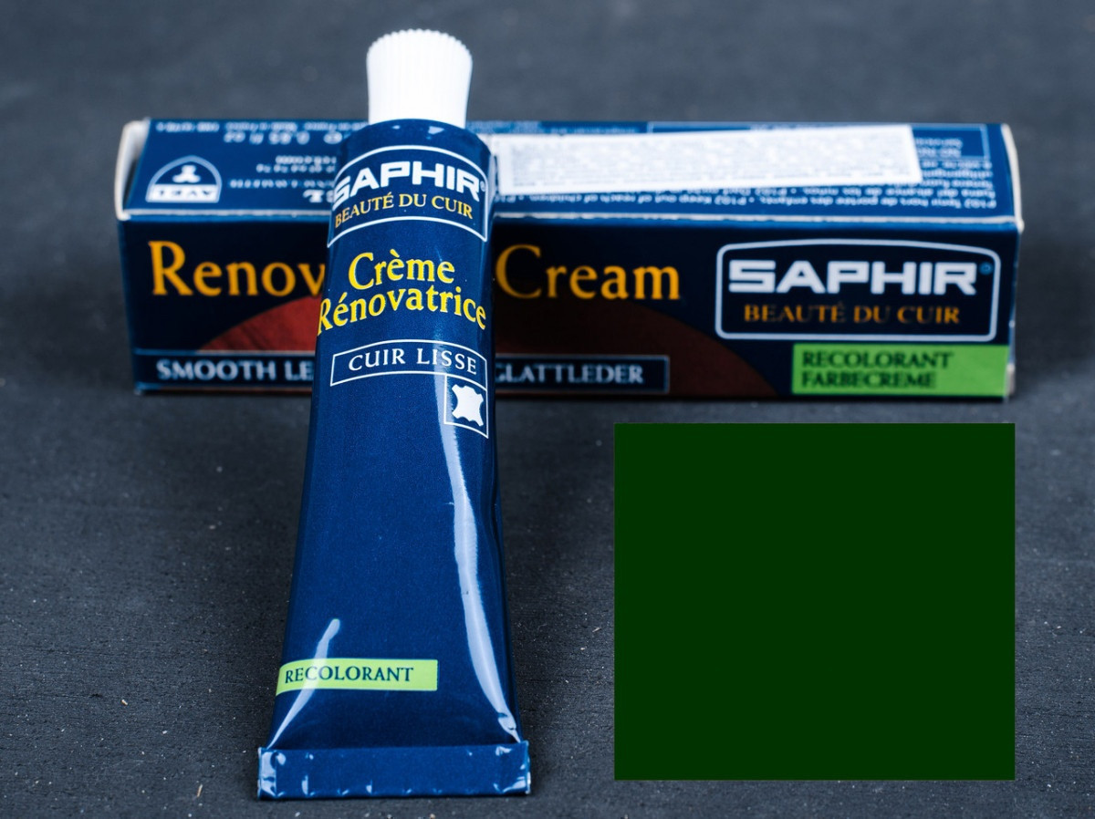 Рідка шкіра Saphir Creme Renovatrice, 25 мл, кол. темно зелений (20)