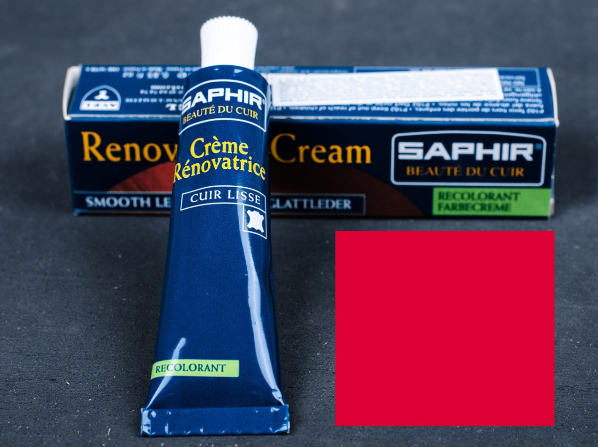 Рідка шкіра Saphir Creme Renovatrice, 25 мл, кол. червоний (11)