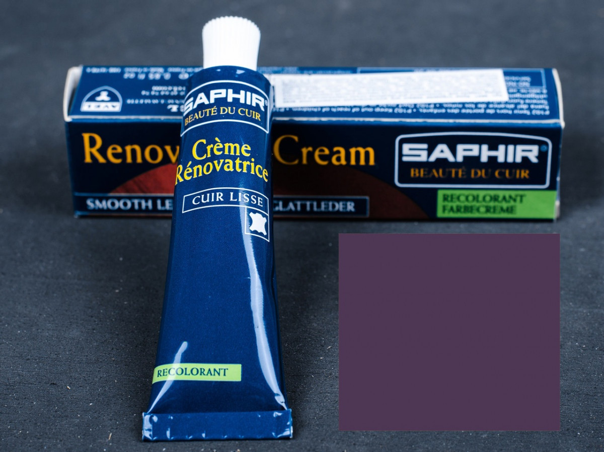 Рідка шкіра Saphir Creme Renovatrice, 25 мл, кол. пурпурний (84)