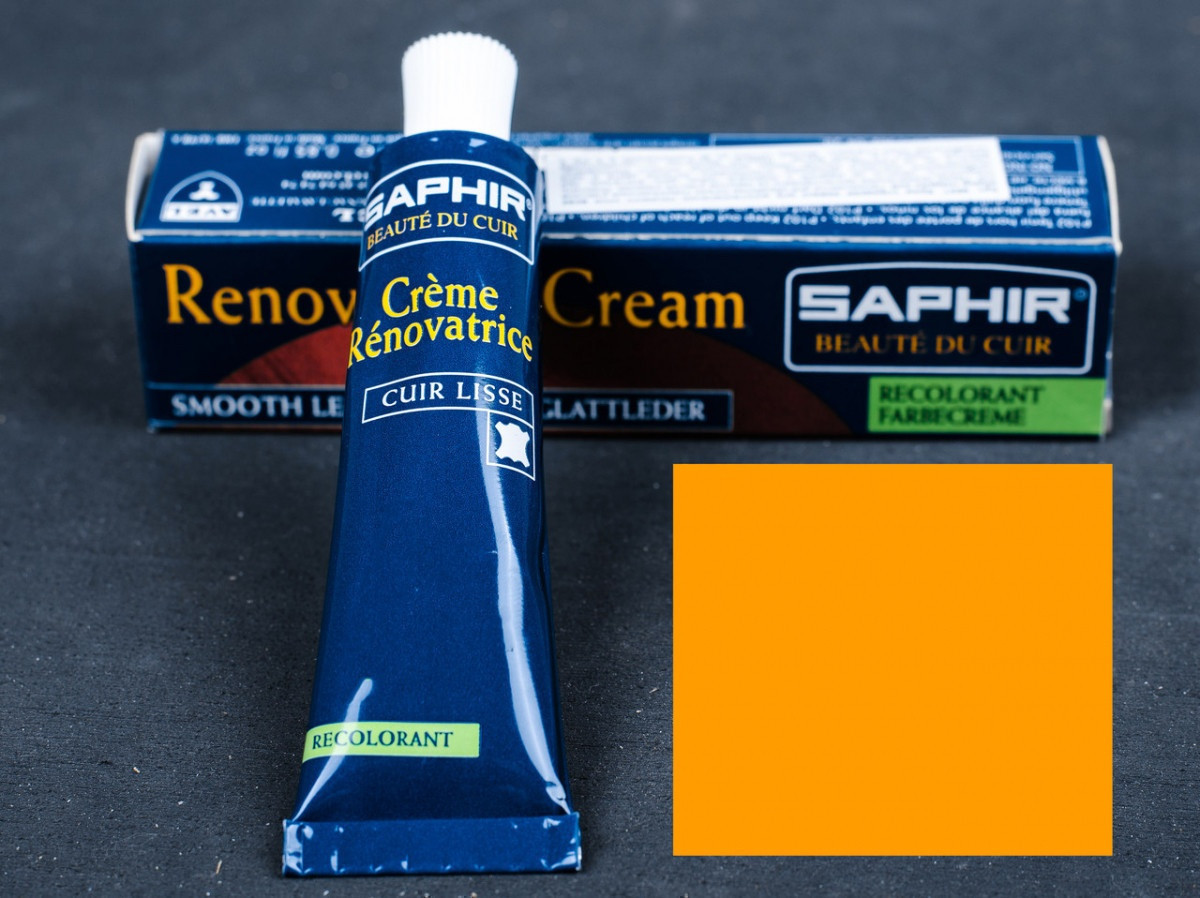 Рідка шкіра Saphir Creme Renovatrice, 25 мл, кол. канарейка (902)
