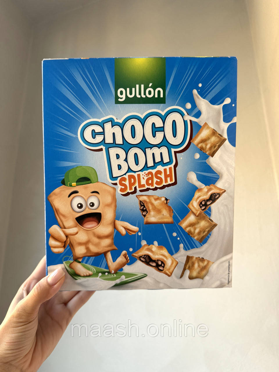 Сніданок злакові шоколадні подушечки Choco Cereales Gullon, 275г