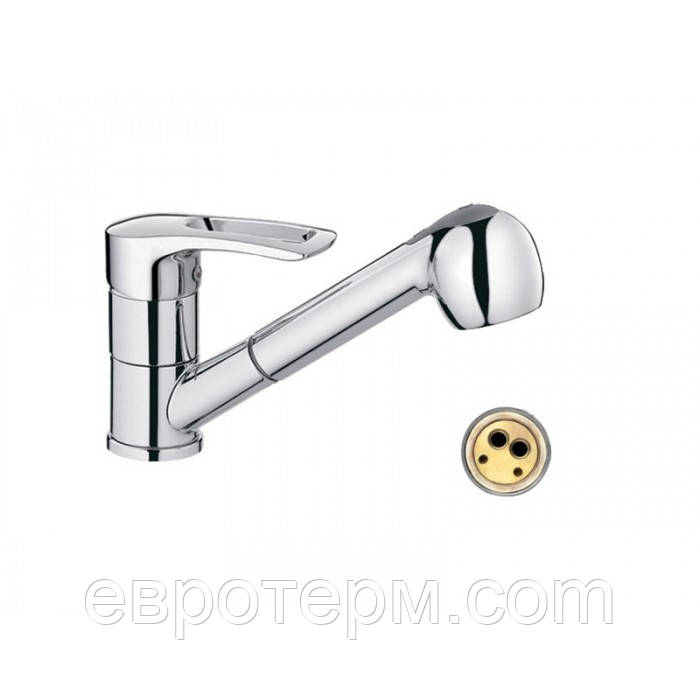 Смесители для кухни с вытяжной лейкой Haiba Hansberg 014 крепление шпилька, фото 1