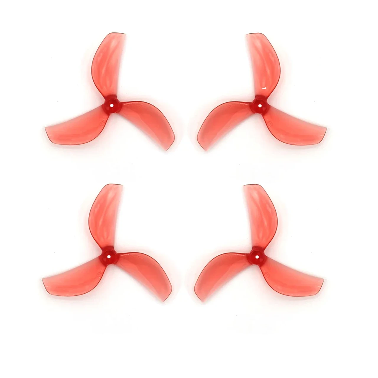 Gemfan 45 мм 3 лопаті (1 мм вал) для дрона BetaFPV Air75 (4 шт, Clear Red)