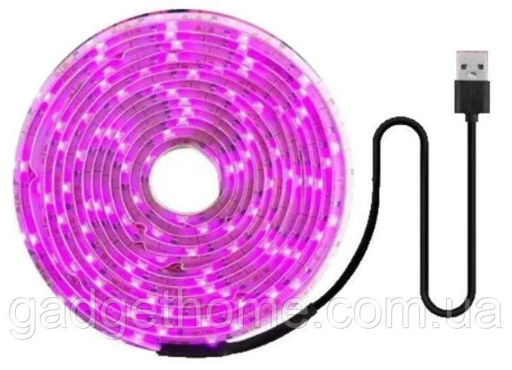 ТОП! Фітолента для рослин 120 LED IP65 2м USB 5В - (gHome), фото 1