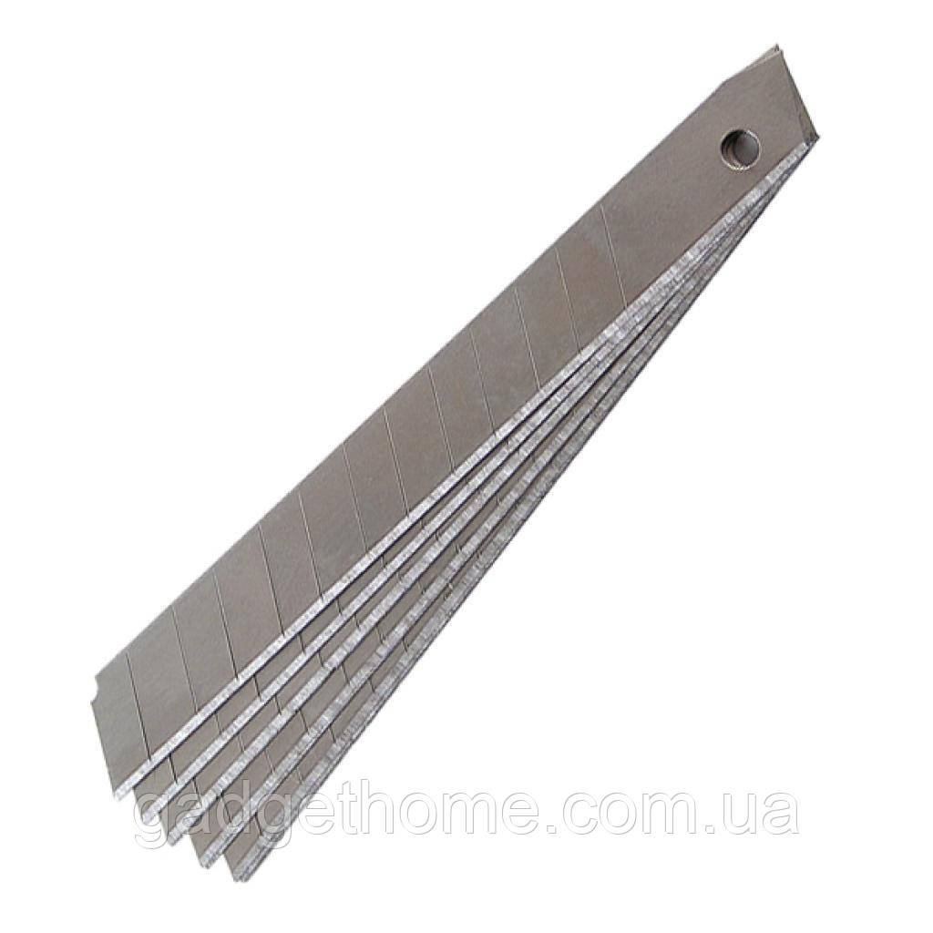 ТОП! Леза для канцелярських ножів Delta by Axent 9мм, 10 pcs. in plastic case (polybag) (D6523) - (gHome), фото 1