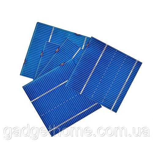 ТОП! Сонячний елемент комірка 10шт, 52х52мм полікристалічна панель - (gHome), фото 1