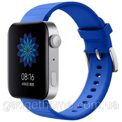 ТОП! Ремінець до смарт-годинника BeCover Silicone для Xiaomi Mi Watch Blue (704508) - (gHome), фото 1