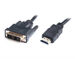 Кабель REAL-EL HDMI - DVI (M/M), 1.8 м, Black (EL123500013), фото 3