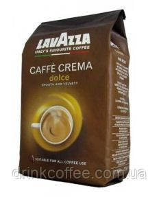 Кава в зернах Lavazza Dolce Cafe Crema, 80% Арабіка/20% Робуста, Італія, 1 кг, фото 1