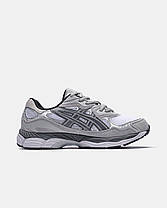 Чоловічі Кросівки Asics Gel-NYC 1090 White Steel Grey / Асікс Гел-НІС 1090 Стіл Білі з Сірим, фото 3