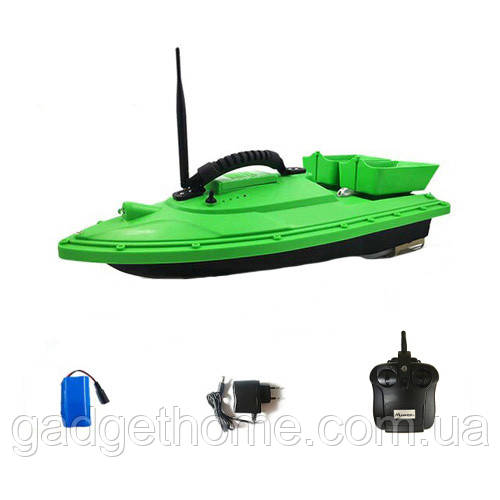 ТОП! Кораблик для завезення прикормки катер Mounthill T188 1.5кг 500м зелений - (gHome), фото 1