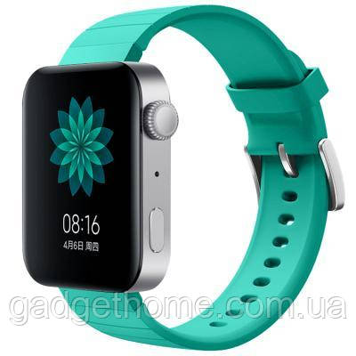 ТОП! Ремінець до смарт-годинника BeCover Silicone для Xiaomi Mi Watch Green (704513) - (gHome), фото 1