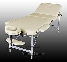 Трисекційний алюмінієвий масажний стіл LEO