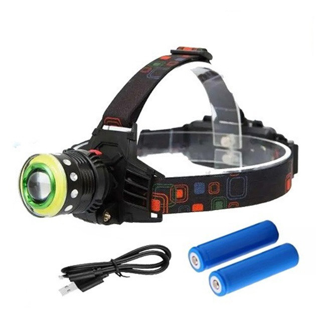 Налобна лампа, Налобний ліхтарик з регульованим ремінцем, Ліхтарик на голову для альпінізму VE-36, фото 1