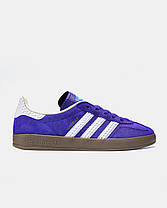 Жіночі Кросівки Adidas Gazelle Indoor Purple White / Адідас Газелі Індор Фіолетові з Білим, фото 3
