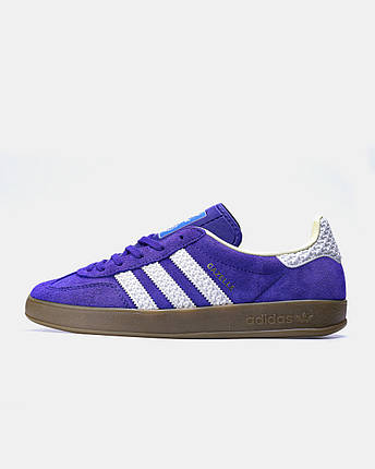 Жіночі Кросівки Adidas Gazelle Indoor Purple White / Адідас Газелі Індор Фіолетові з Білим, фото 1