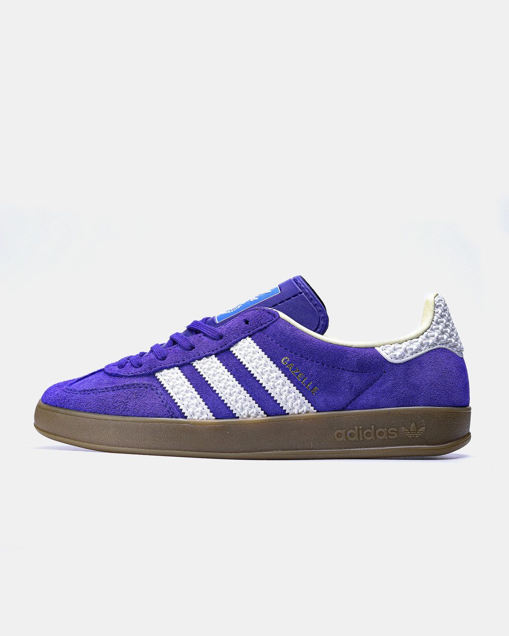 Жіночі Кросівки Adidas Gazelle Indoor Purple White / Адідас Газелі Індор Фіолетові з Білим