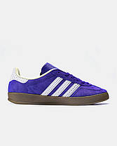 Жіночі Кросівки Adidas Gazelle Indoor Purple White / Адідас Газелі Індор Фіолетові з Білим, фото 4