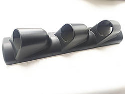 ТОП! Корпус на стійку потрійний для приладів Ø 52мм. MGA-3/CK/чорний - (gHome)