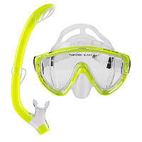 Комплект Dolvor маска M171P + трубка SN59P - Жовтий