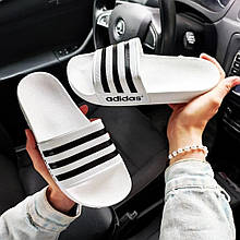 Шльопанці Тапочки Adidas Сланці Адідас Білі Жіночі (розміри: 36,37,38,39,40)