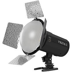 Постійне світло портативне з акумулятором LED Bi-Color 24 Вт 2700 K-8000 К Yongnuo YN216 II