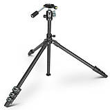 Штатив для предметного знімання з подвійним кріпленням 49-154 см QZSD Q202F, фото 5