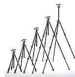 Штатив для предметного знімання з подвійним кріпленням 49-154 см QZSD Q202F, фото 6