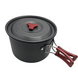 Набір посуду для кемпінгу в похідному мішечку на 15 предметів -POSK-15, фото 5