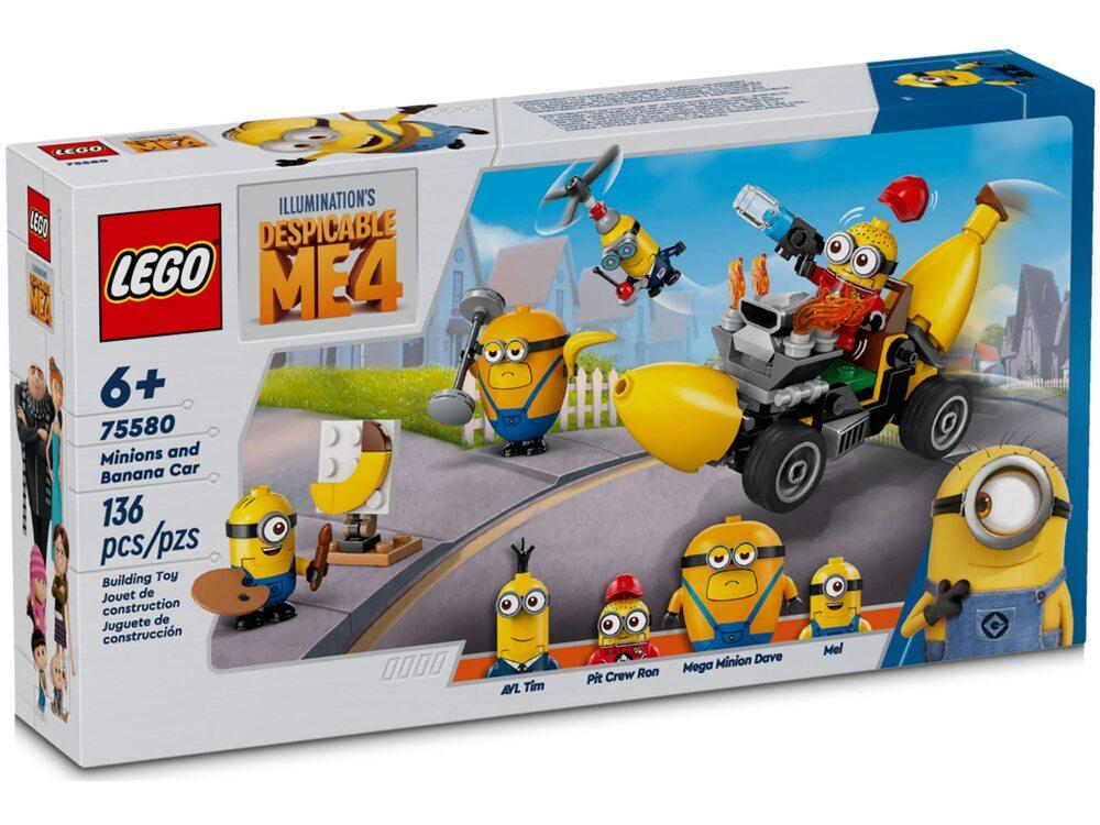 Lego Minions Посіпаки й банановий автомобіль 75580, фото 1