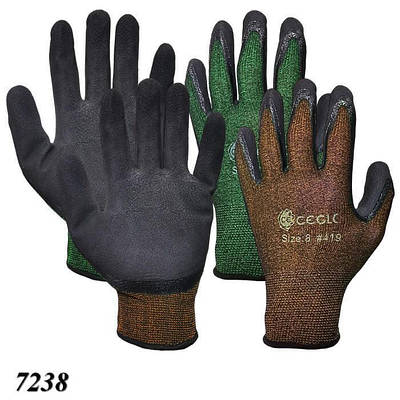 Рукавиці робочі з спіненим покриттям в асортименті (12шт)