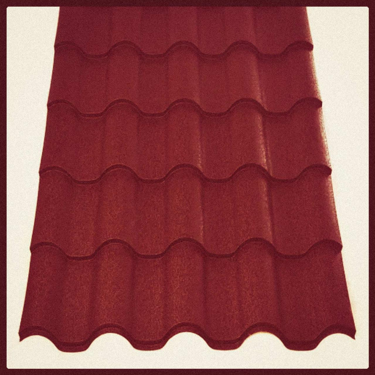 Металочерепиця Інтегра 0,5 мм RAL 3009 червоно-коричневий