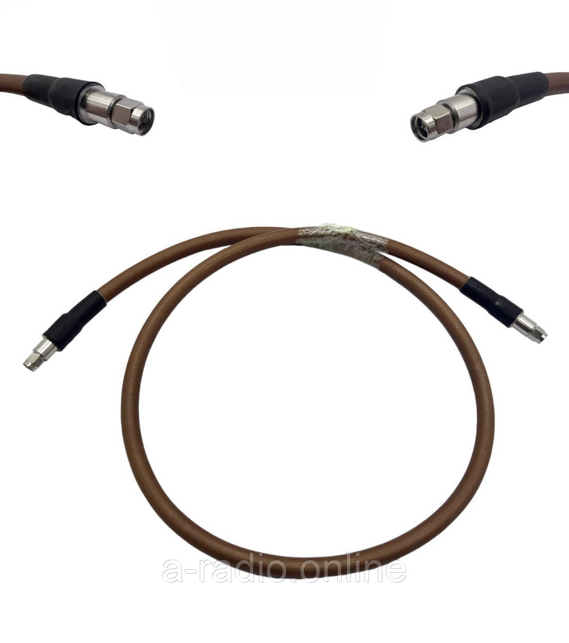 Пігтейл SMA-Male - SMA-Male ВЧ кабель перехідник RG393 1м