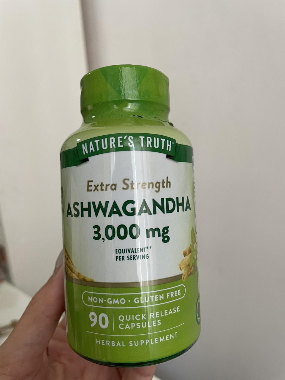 Ашваганда,Nature's Truth Ashwagandha 3000mg,90 таблеток