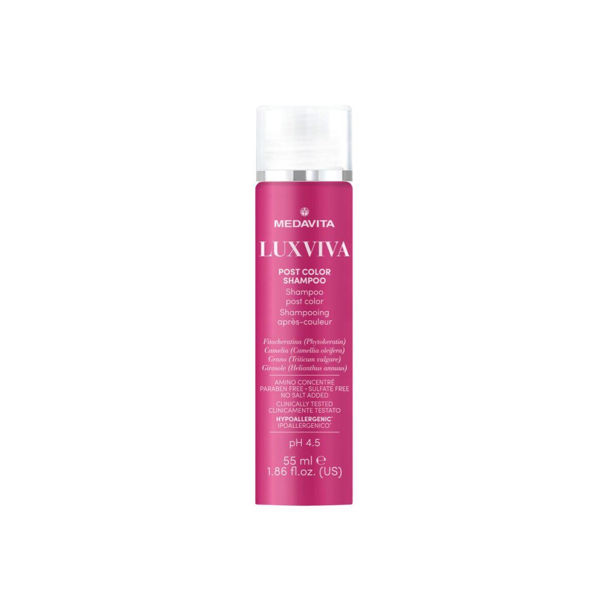Шампунь для фарбованого волосся Medavita LUXVIVA Post Color Shampoo