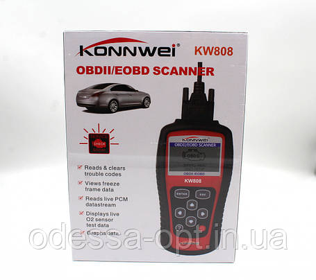 OBDII/EOBD scanner KW 808, фото 2
