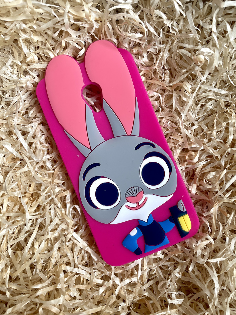 Силіконовий чохол Джуді Хоппс для Meizu M5C, Малиновий