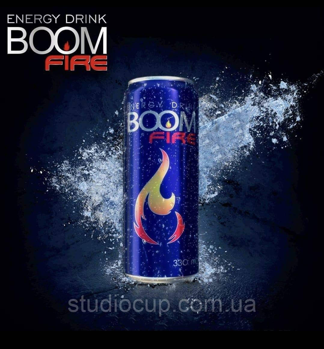Грузинський Енергетичний Напій Boom Fire 0,33