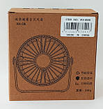 Мінівентилятор USB з акумулятором, фото 5