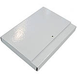 Папка-короб на липучці АКАДЕМІЯ, картонна, А4, 40 мм, PP-покриття, фото 6